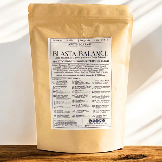 BLASTA BALANCE Adaptogen + Mushroom + Superfood Blend - Organic - Holistic - All Natural - Non-Toxic