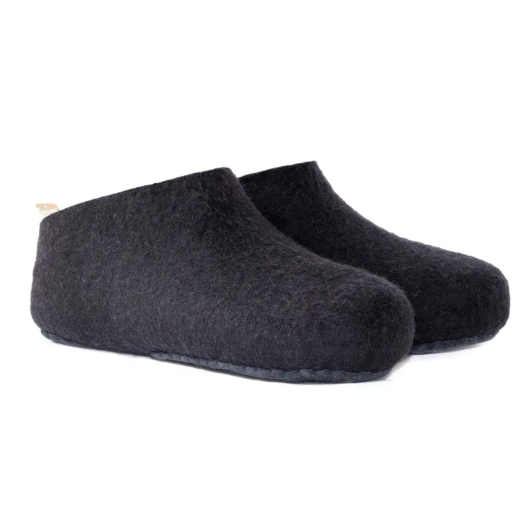 100% Wool Felt Unisex Slippers