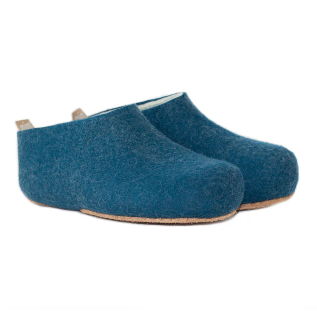 100% Wool Felt Unisex Slippers