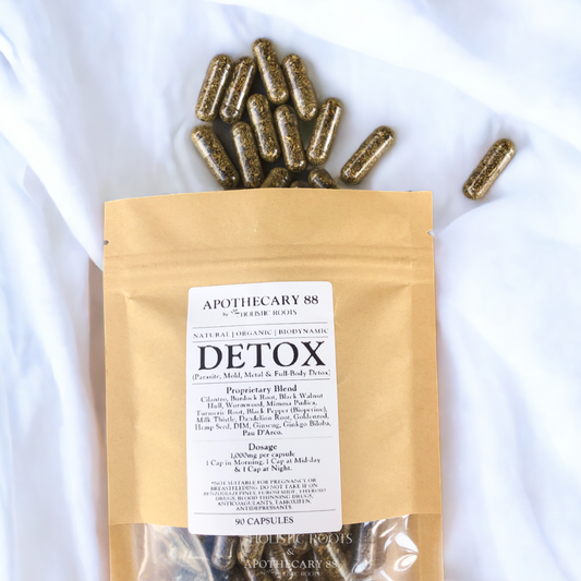 Detox - Herbal Supplements - 90 Capsules - All Natural - Organic - Biodynamic