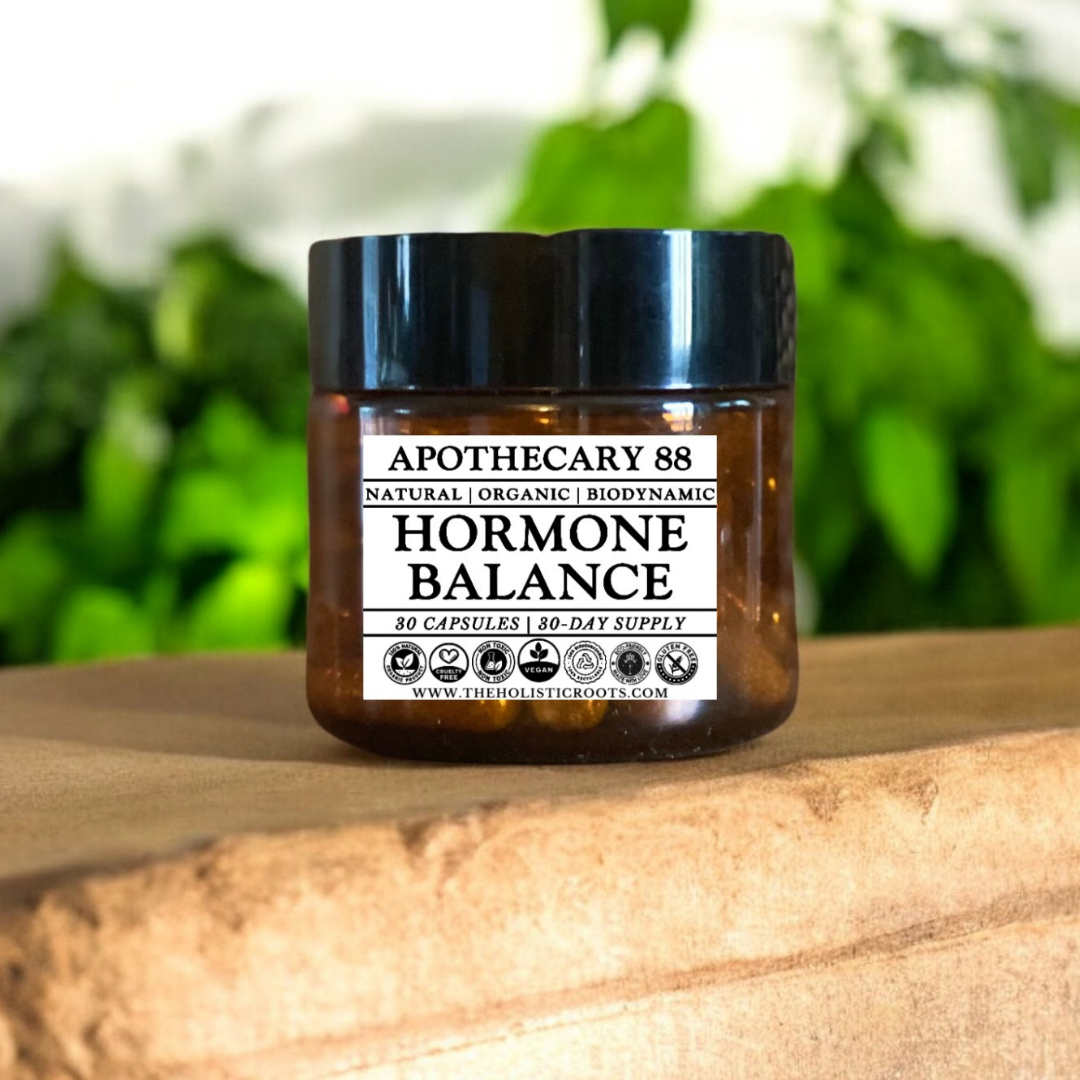 HORMONE BALANCE - Herbal Food Supplements - 30-Day Supply - All Natural - Organic - Biodynamic