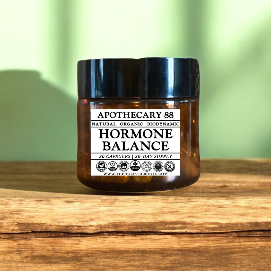 HORMONE BALANCE - Herbal Food Supplements - 30-Day Supply - All Natural - Organic - Biodynamic