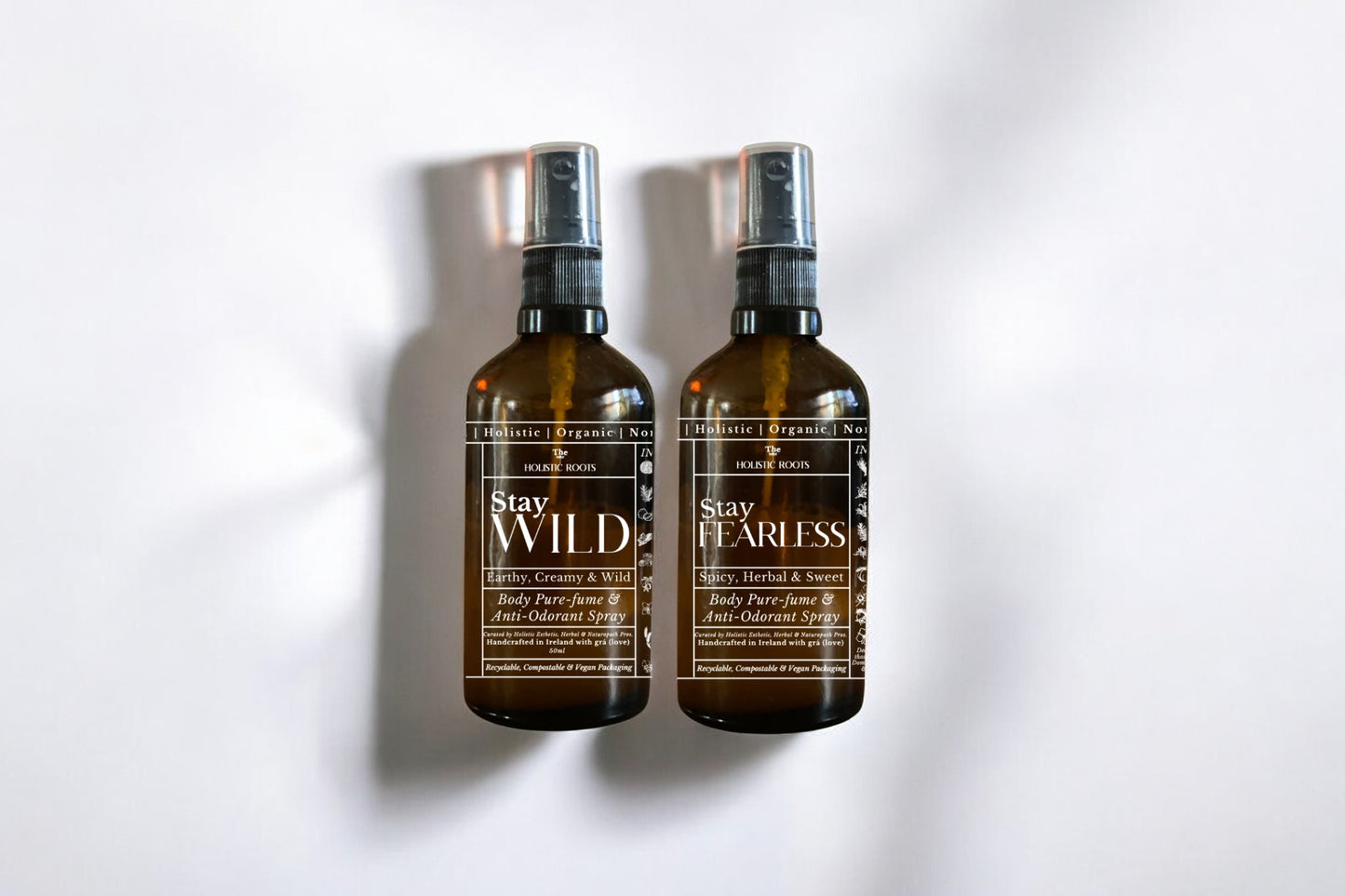 STAY WILD & STAY FEARLESS (Pure-fume, Anti-Odorant, Body & Room Spray)