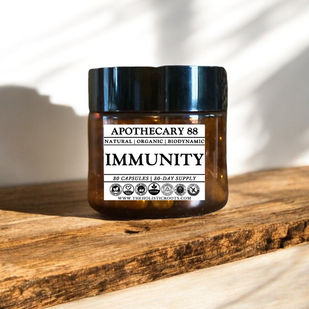 IMMUNITY - Herbal Supplements - 30-Day Supply - All Natural - Organic - Biodynamic