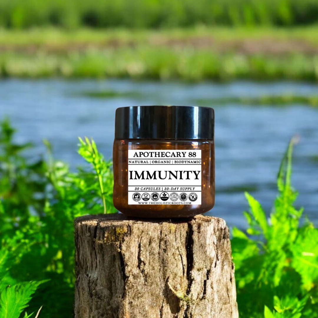 IMMUNITY - Herbal Supplements - 30-Day Supply - All Natural - Organic - Biodynamic