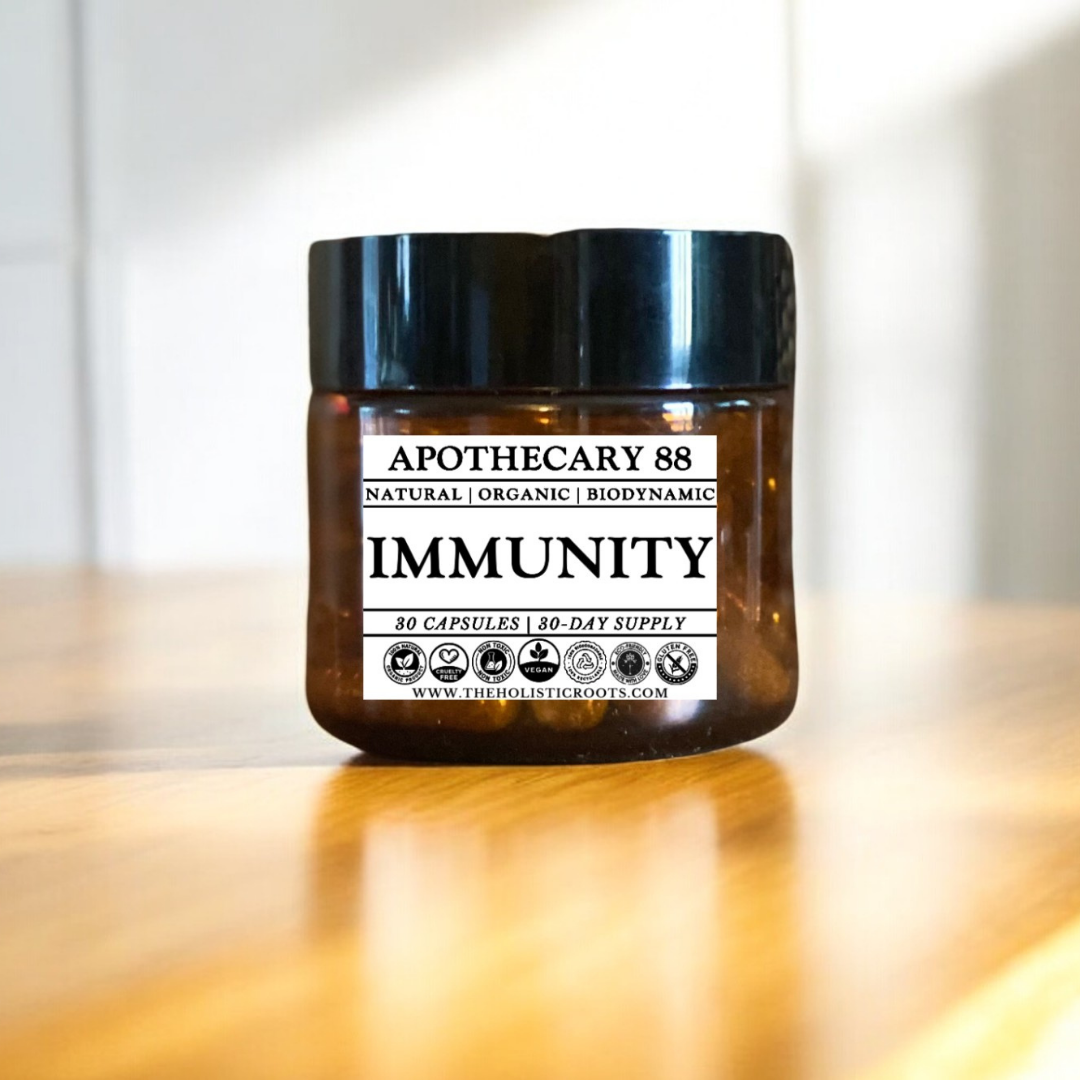 IMMUNITY - Herbal Supplements - 30-Day Supply - All Natural - Organic - Biodynamic