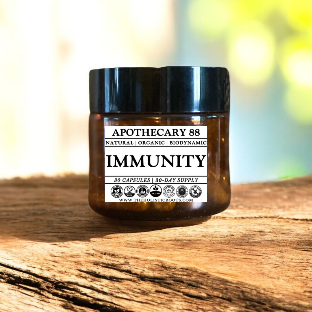 IMMUNITY - Herbal Supplements - 30-Day Supply - All Natural - Organic - Biodynamic