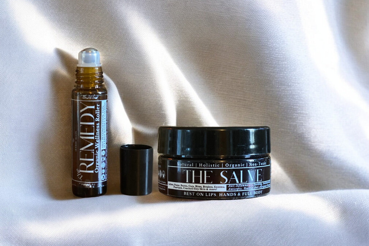 THE REMEDY & THE SALVE (Wellness Roller & ''Everything'' Ointment Cream)