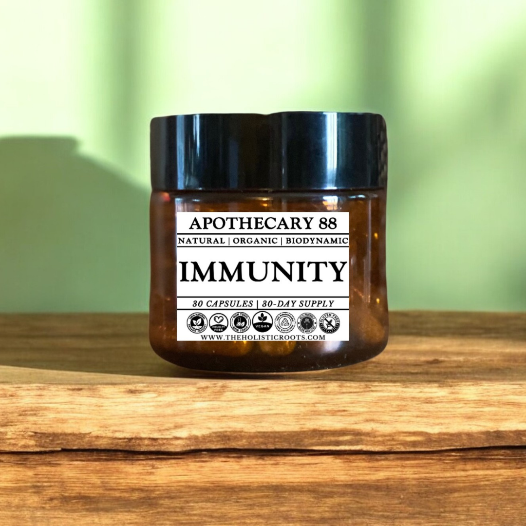 IMMUNITY - Herbal Supplements - 30-Day Supply - All Natural - Organic - Biodynamic