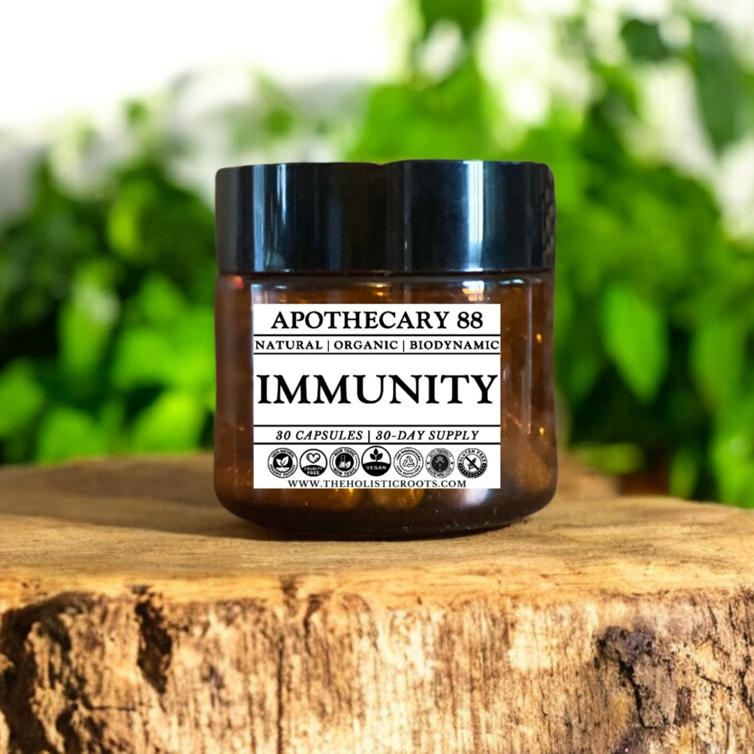 IMMUNITY - Herbal Supplements - 30-Day Supply - All Natural - Organic - Biodynamic