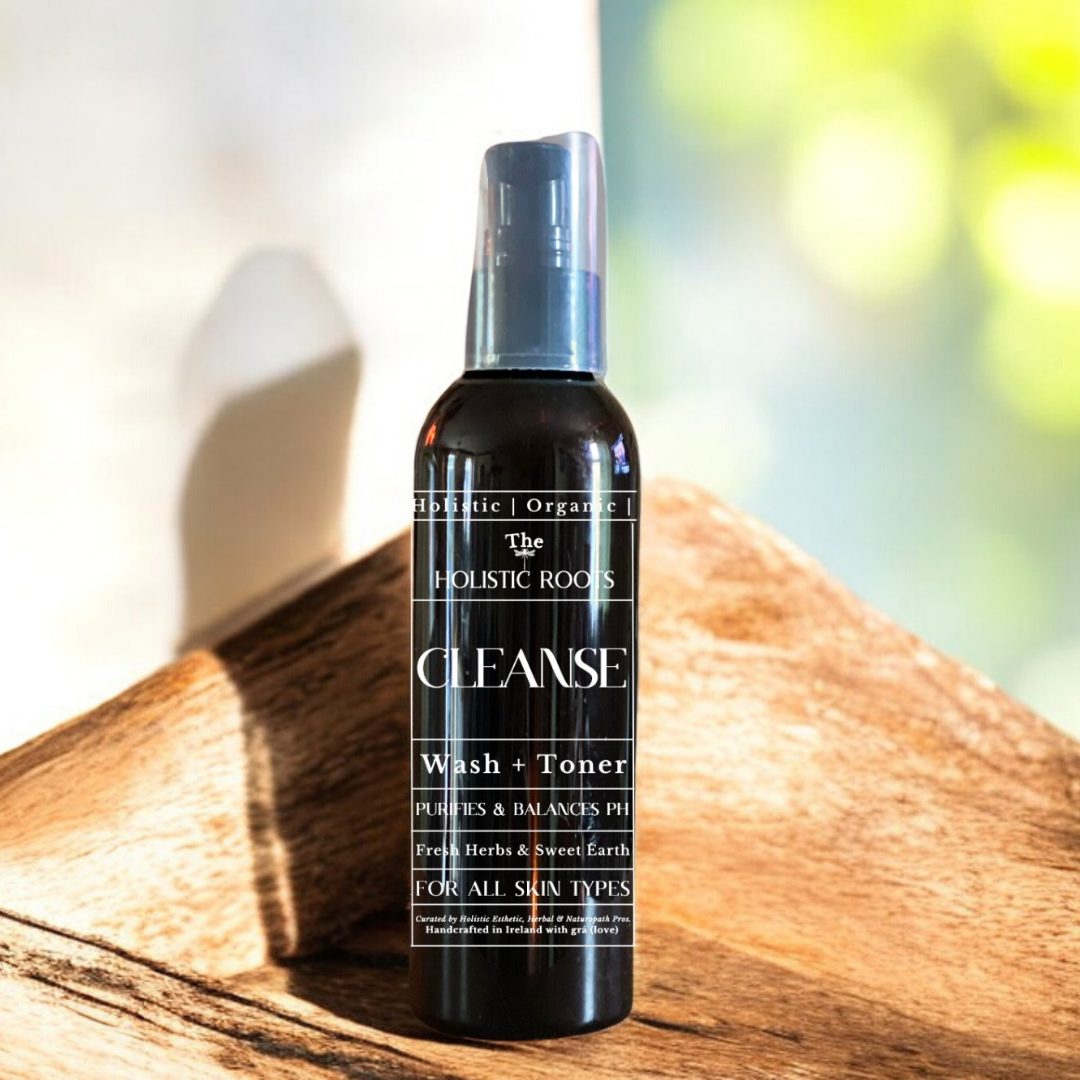 CLEANSE Face Wash + Toner - Holistic - Organic - All Natural