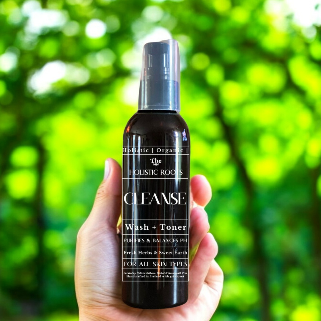 CLEANSE Face Wash + Toner - Holistic - Organic - All Natural