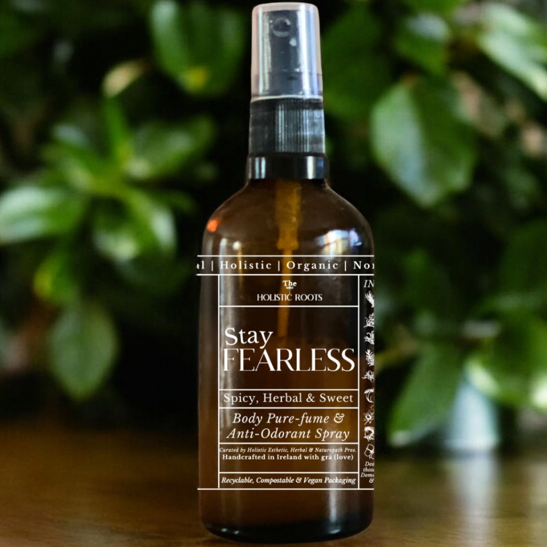 STAY FEARLESS Purefume + Anti-Odorant Body Spray - Holistic - Organic - All Natural -Non-Toxic