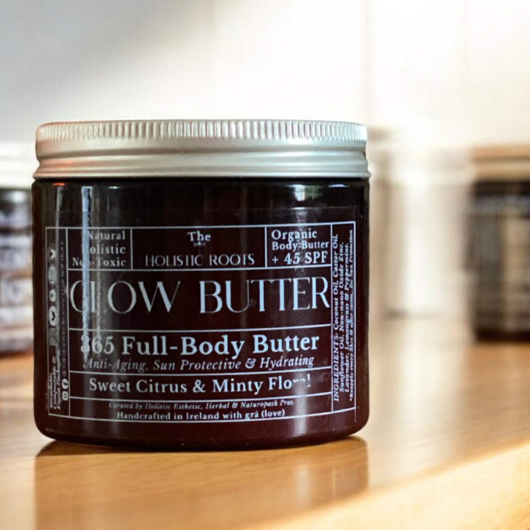 GLOW BUTTER 365 Body Butter + 45 SPF - Holistic - Organic - All Natural